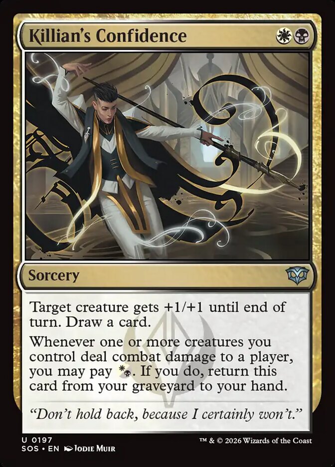 [EN] [Foil] Killian's Confidence [SOS-197] U