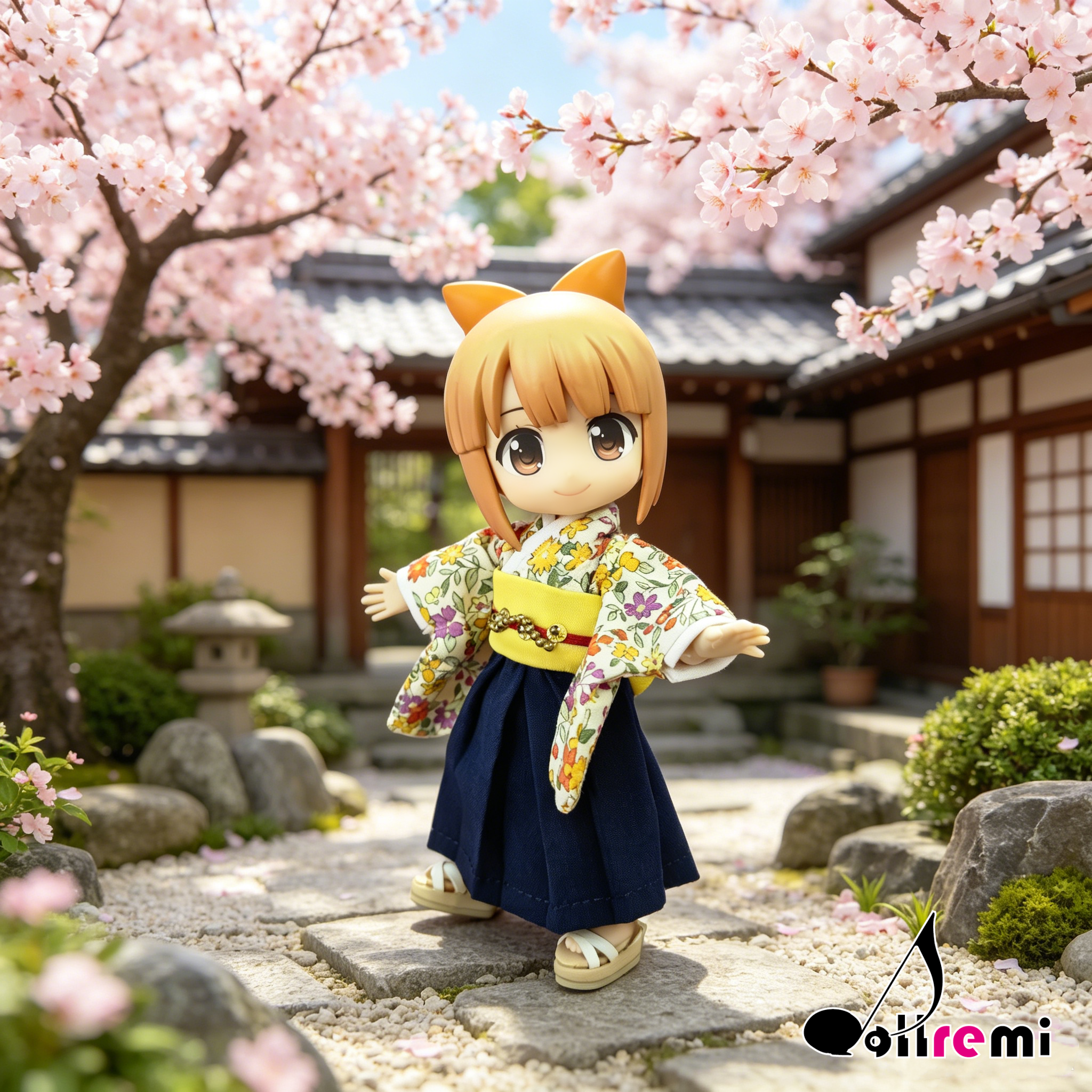 【dollremi】(OB0891) 和服兩件套 Kimono two-piece set
