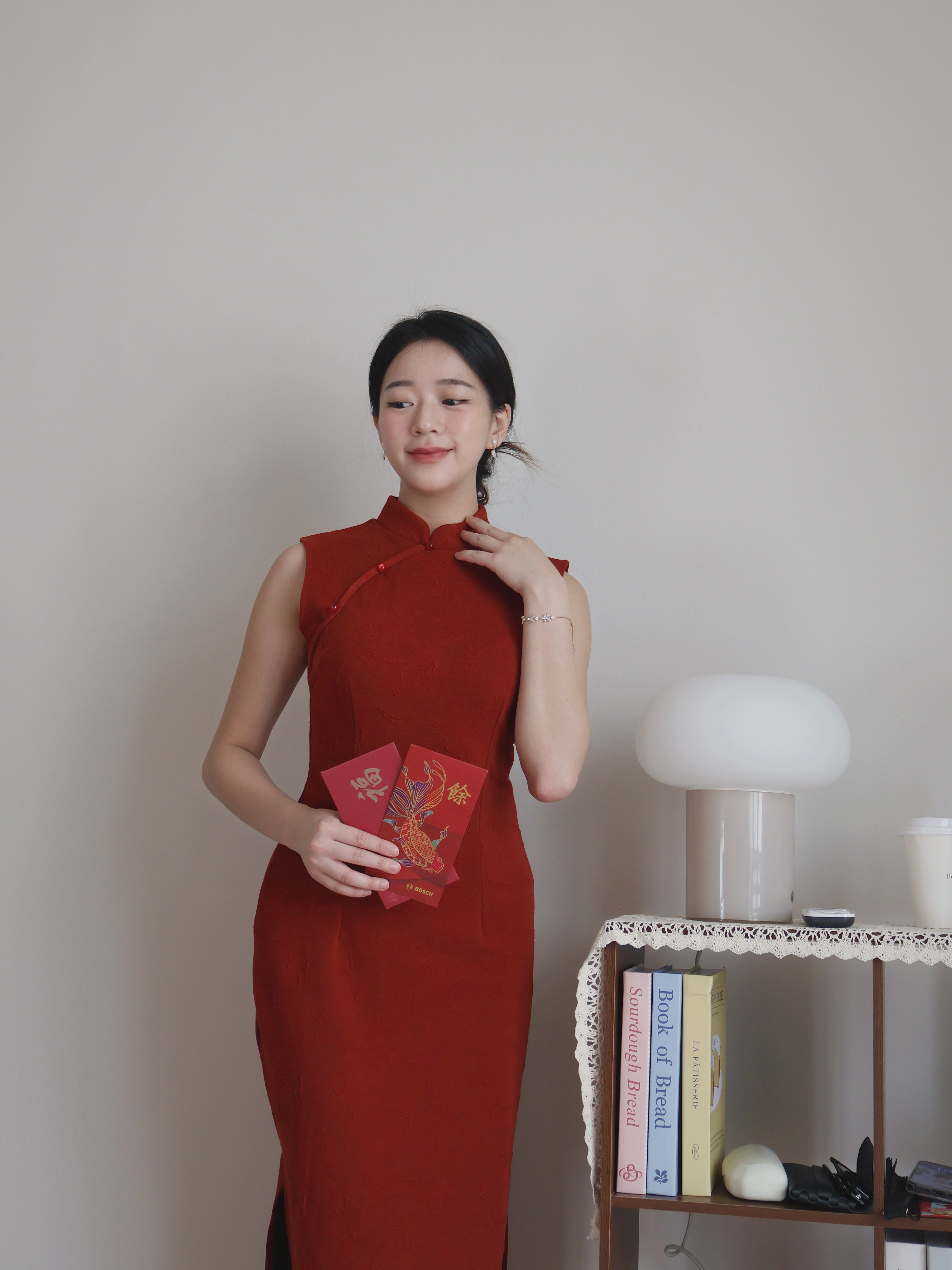 Leya Maxi Dress | Red