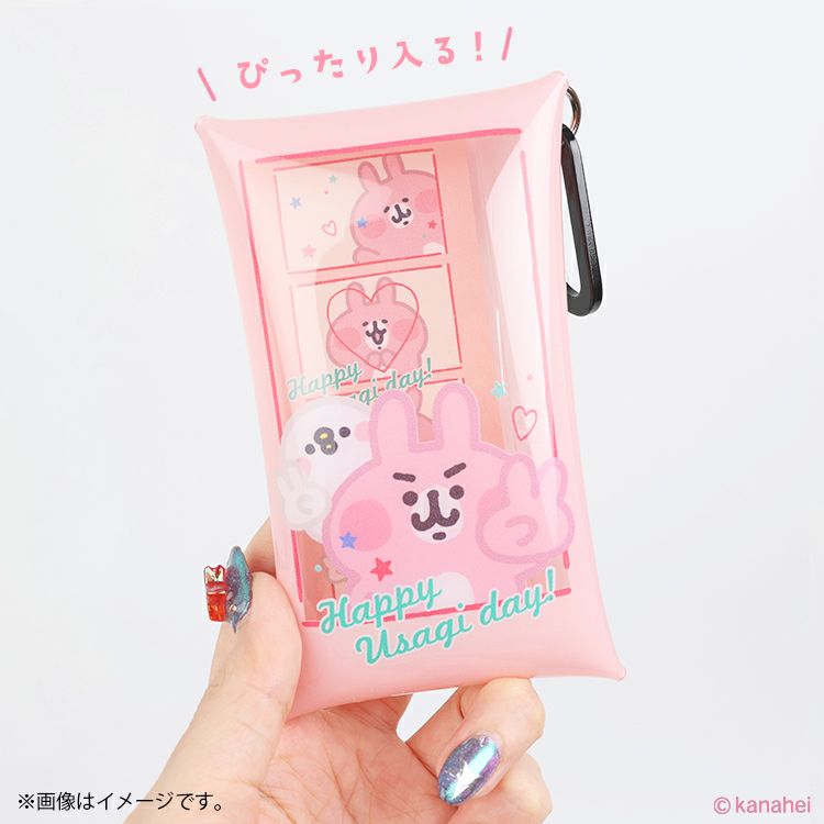 日本 kanahei YURUTTO STORE Happy Usagi day! PVC收納小袋