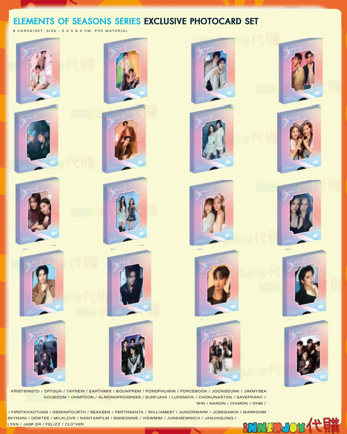 【Link 3 Photocard Set 】（第一輪）搶購  |   GMMTV - GMMTV FANIVAL 2026 ✨ 官方周邊