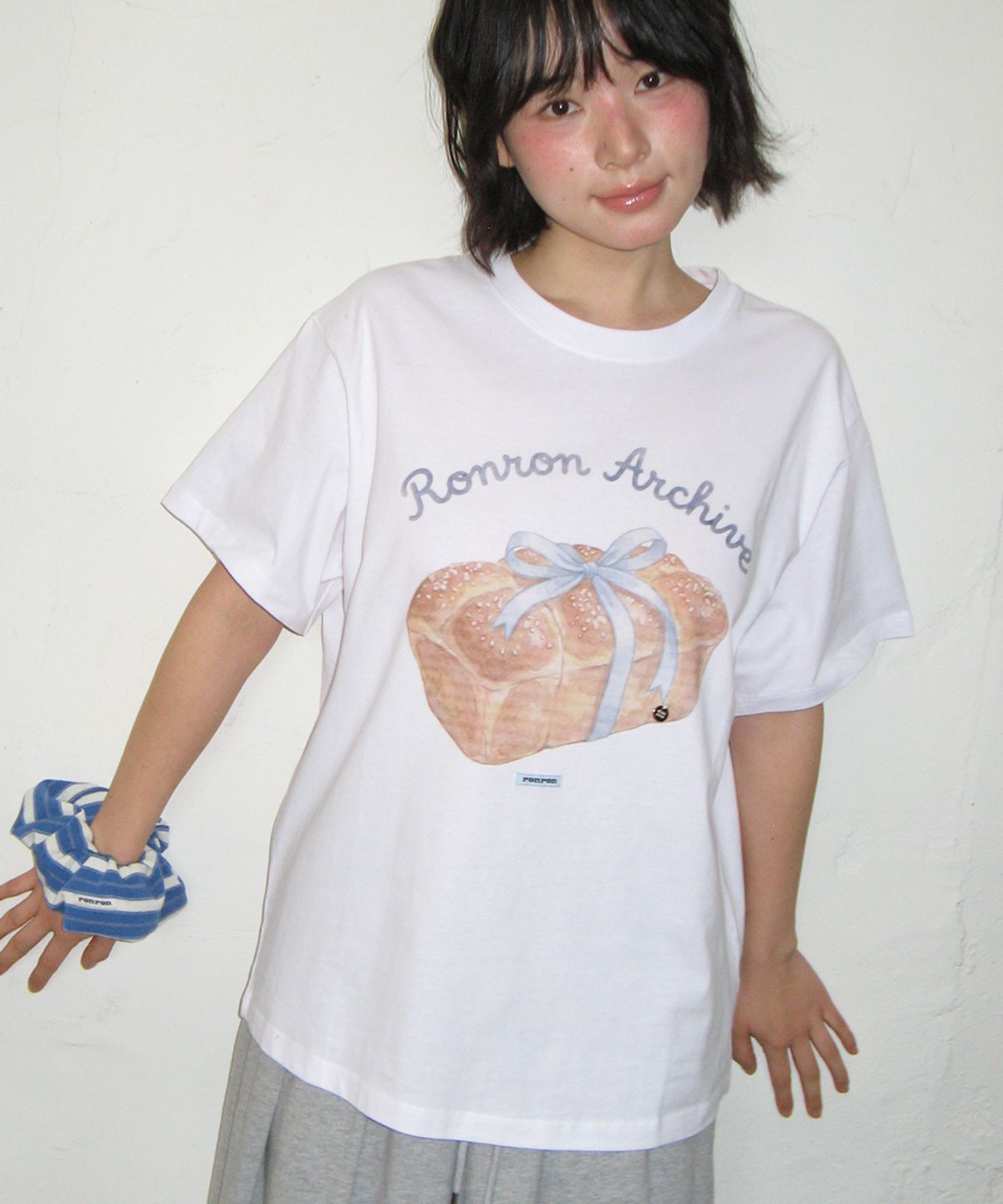 🇰🇷訂購｜ronron 26SS｜RIBBON TOAST BASIC FIT T SHIRT  