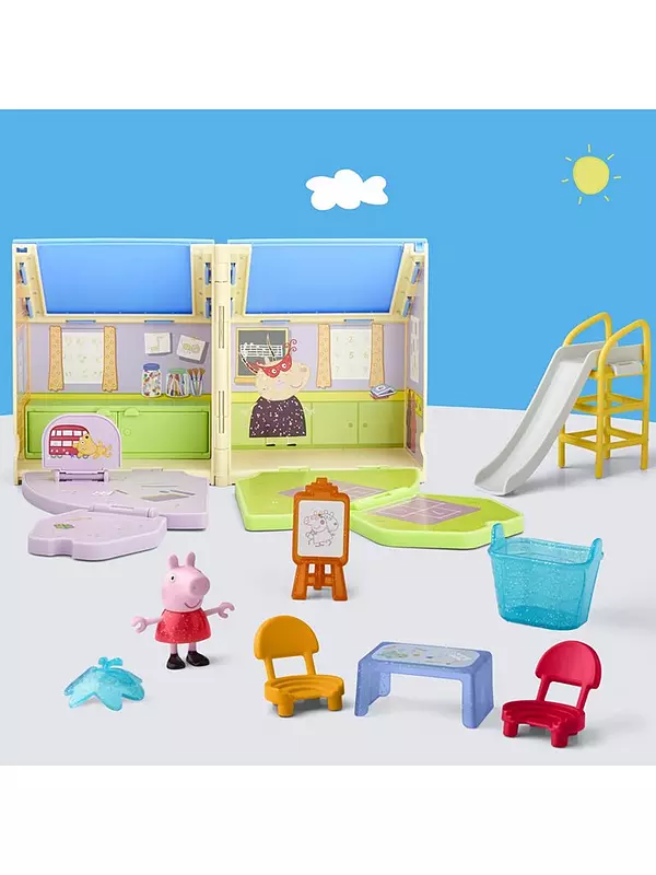 正版 Peppa Pig 粉紅豬小妹學校玩具套裝 Playgroup Playset 兒童角色扮演玩具 香港現貨