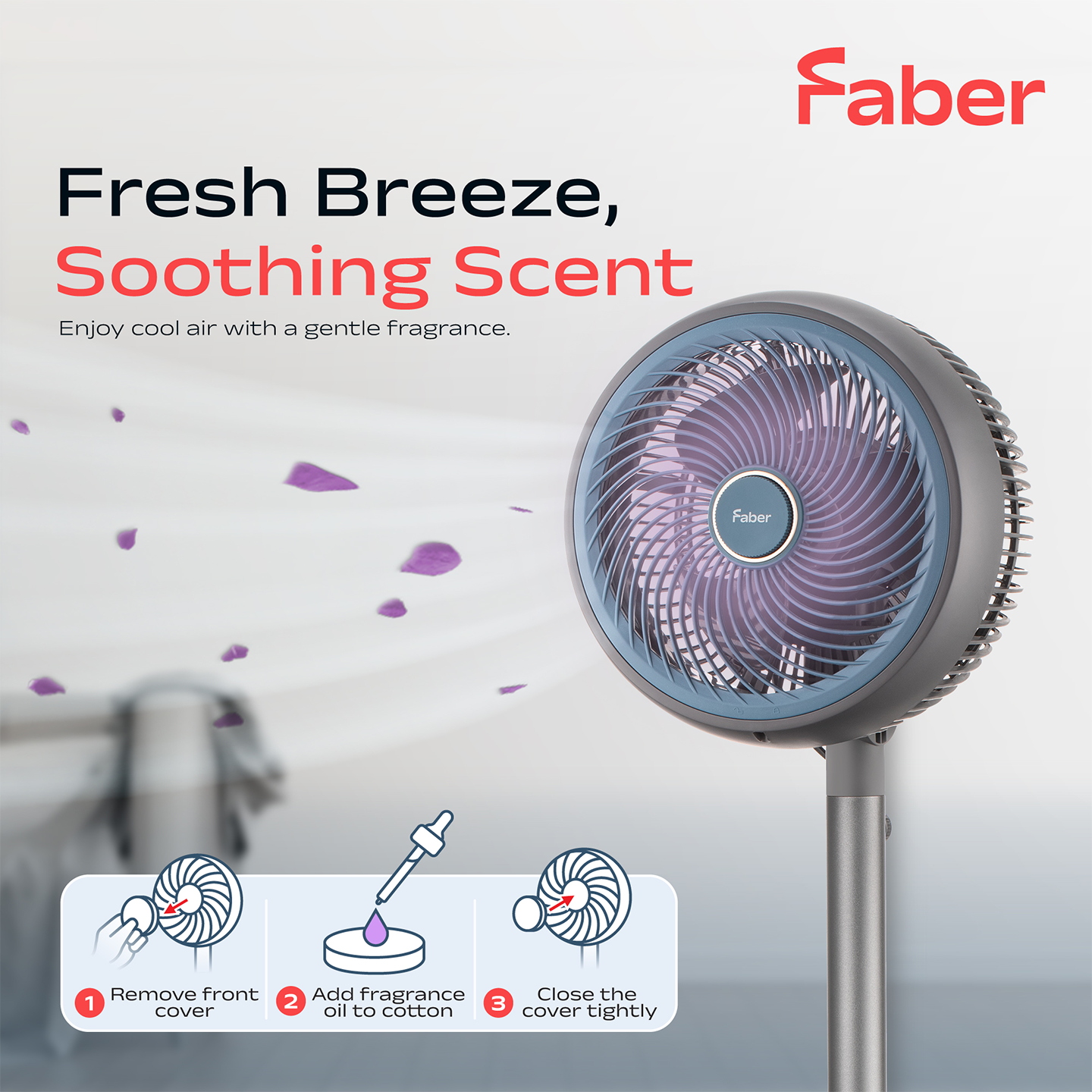 Faber 8" Scento Stand Fan FSF C5311