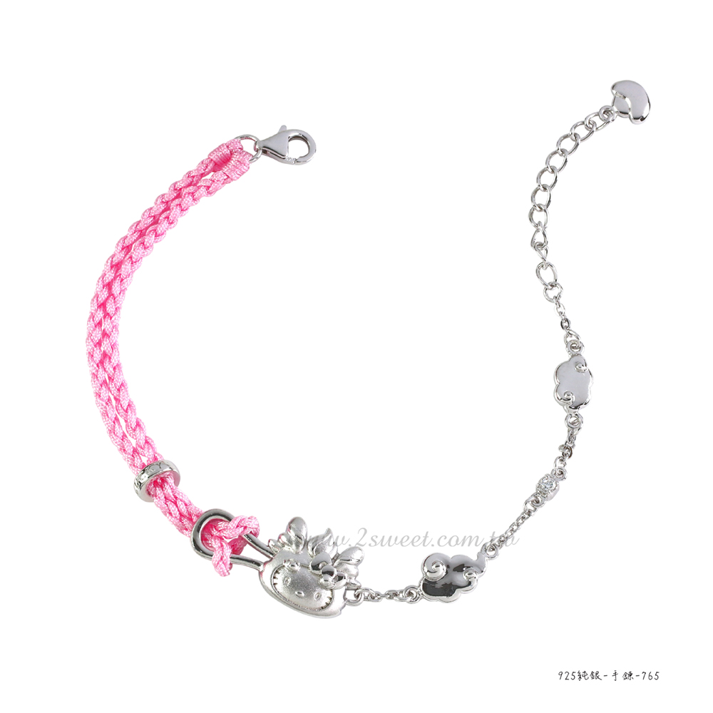 📦訂購 台灣代購 2sweet 甜蜜約定 Sanrio Hello Kitty 生肖系列 龍年款 925純銀手鏈