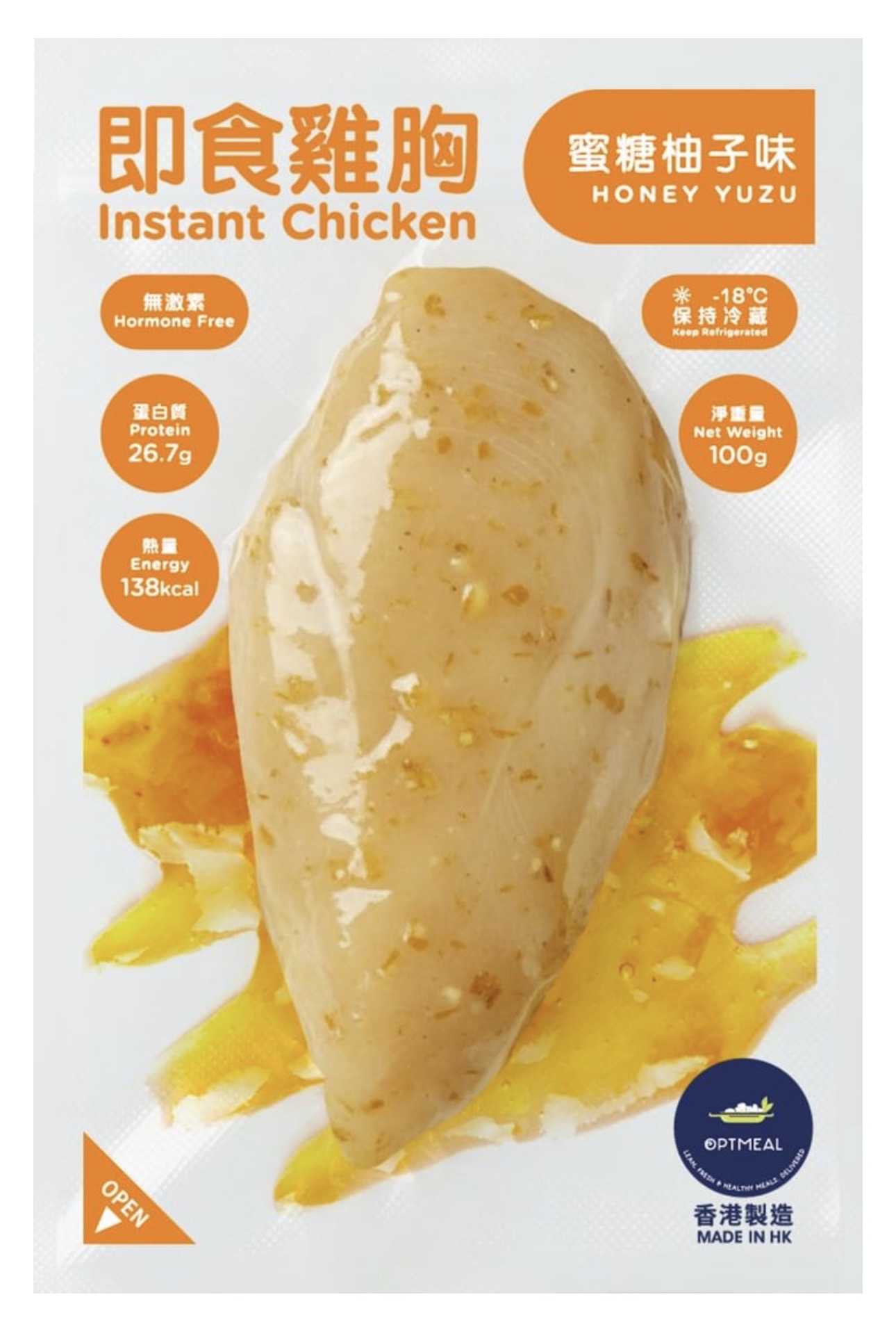 Optmeal即食雞胸（100g）