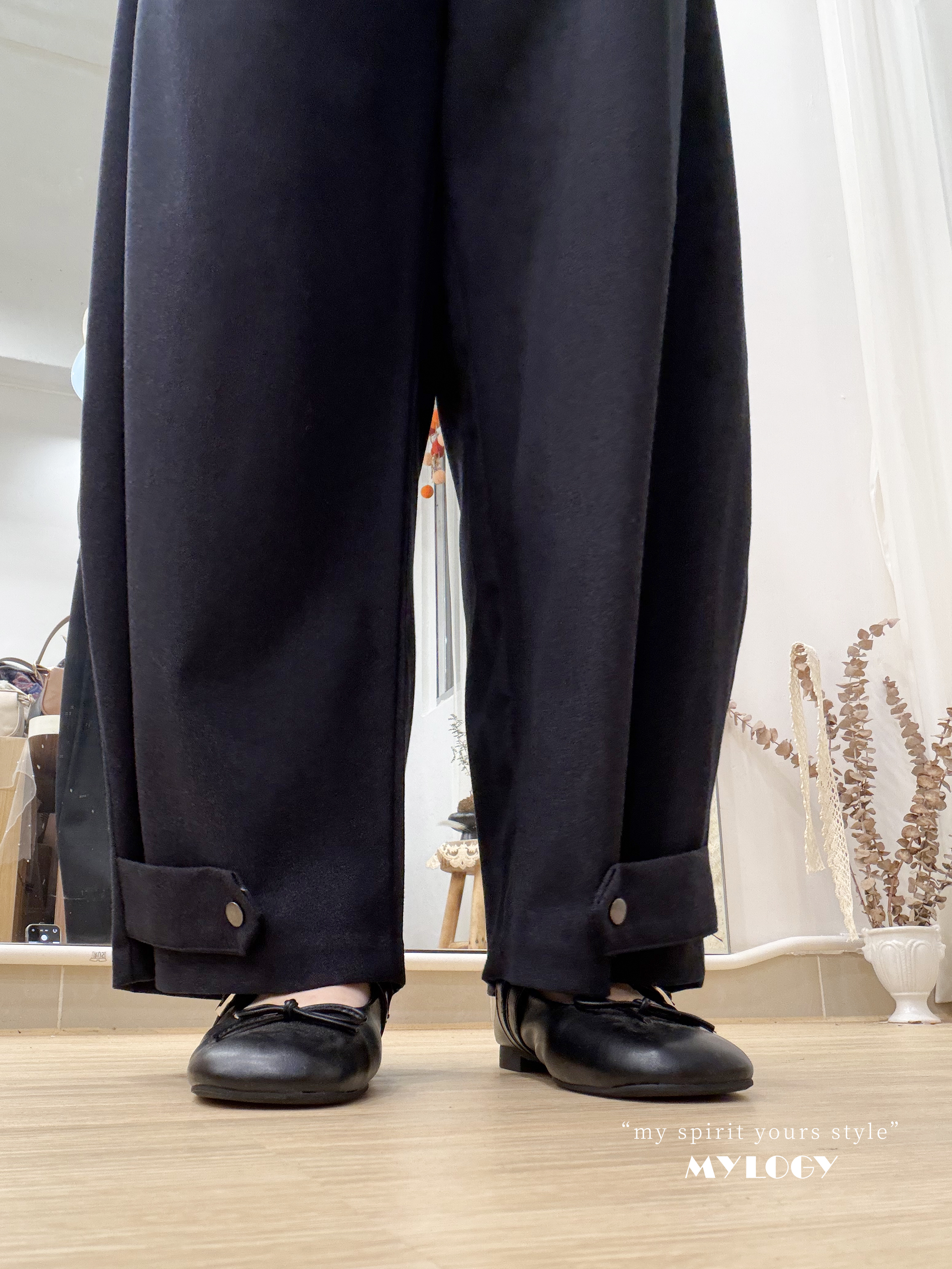 氣質肉肉都很收斂～靚cut！2-ways繭形西褲 CK0009