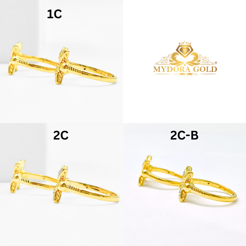 MYDORA Cincin Bunga Marissa (5G) l EMAS 916/22K