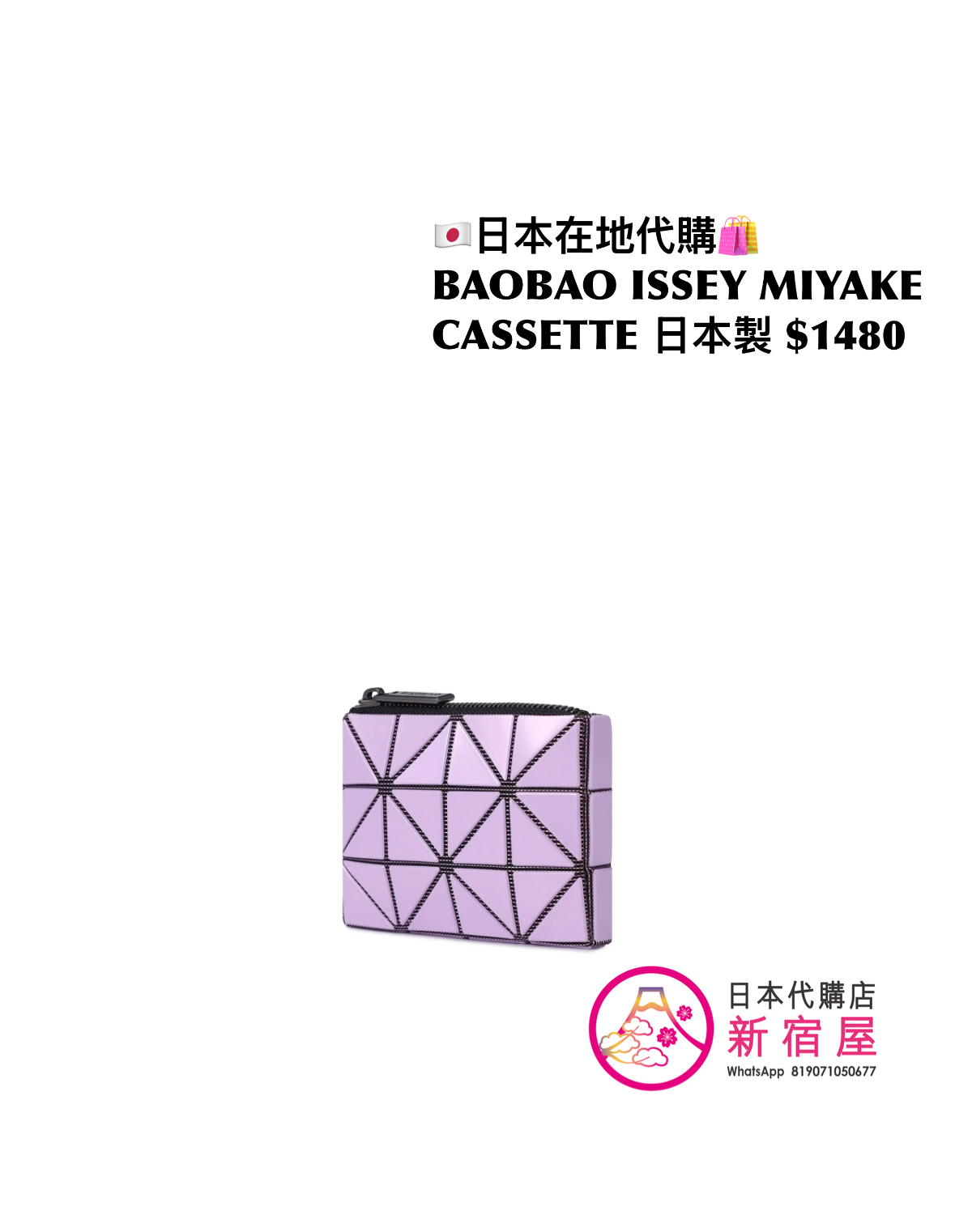 BAOBAO ISSEY MIYAKE CASSETTE