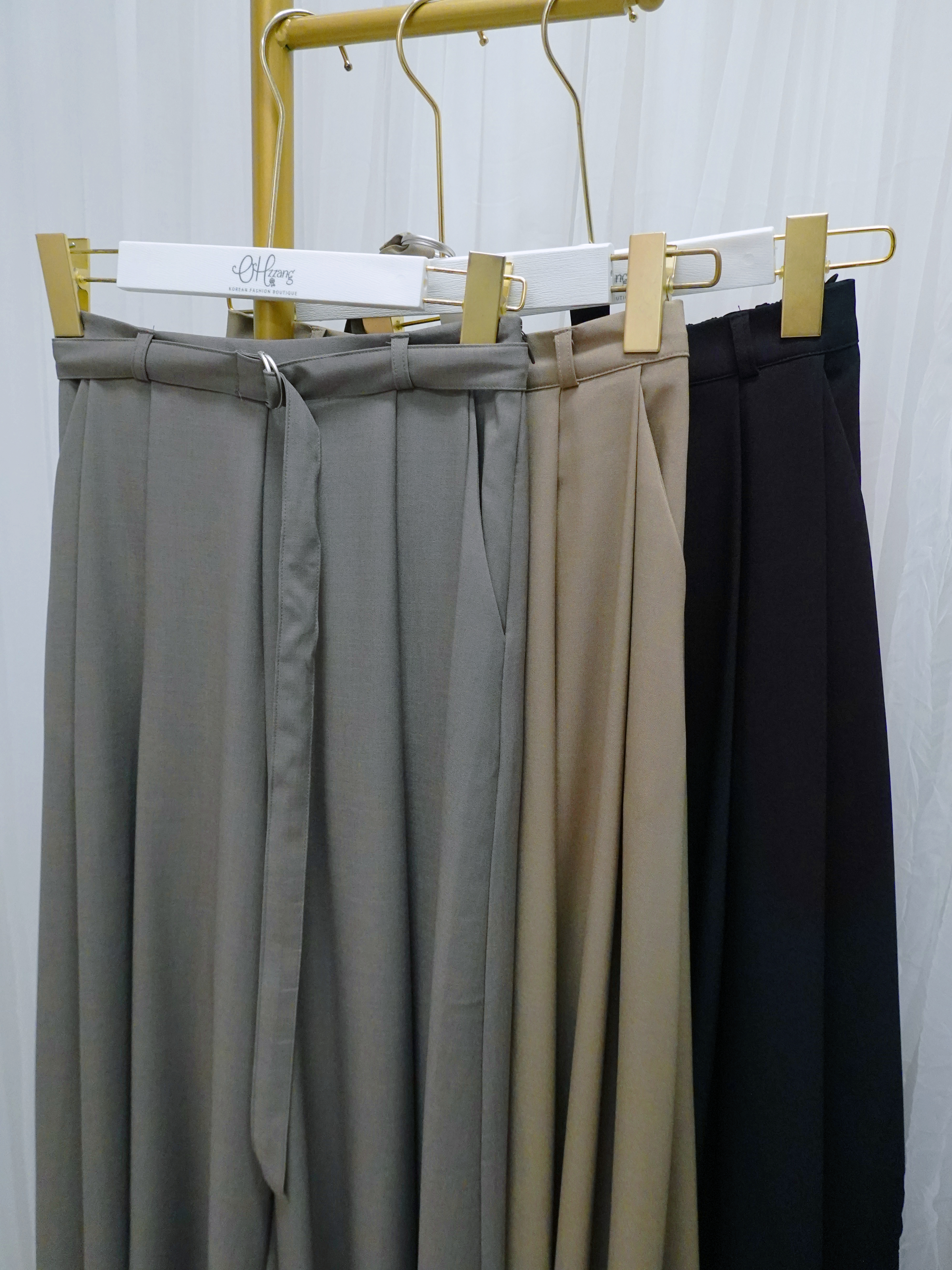 BOT07_09 大傘落地闊褲 (3色)