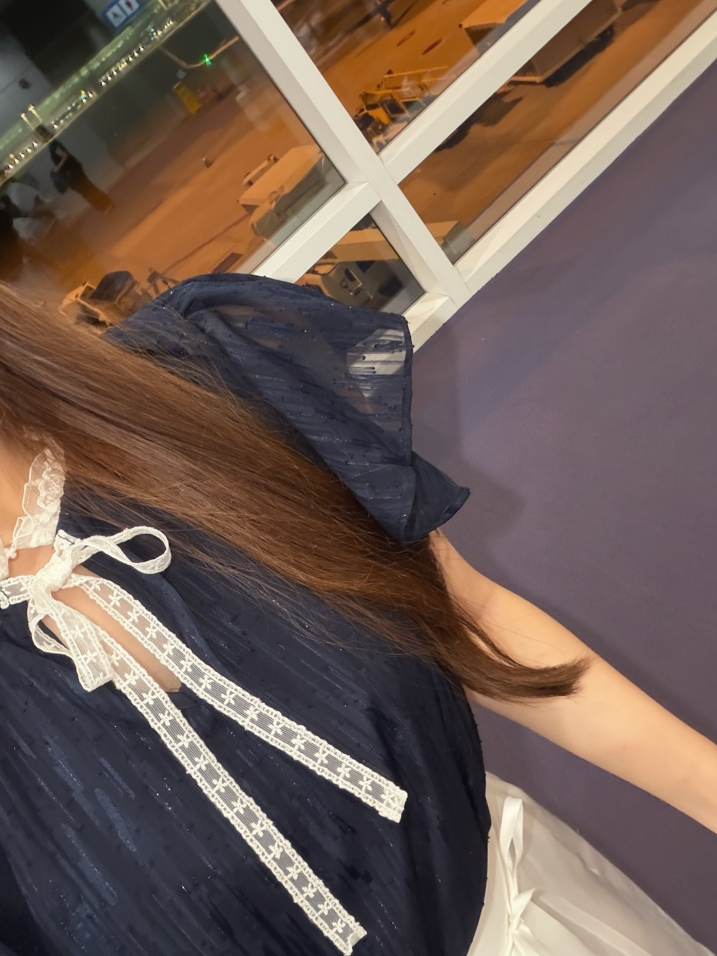 #HANNA-made# Aurelia Lurex Ruffle blouse