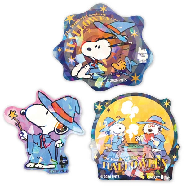 🌸 【預訂】Snoopy Sticker Set - MAGICAL HALLOWEEN