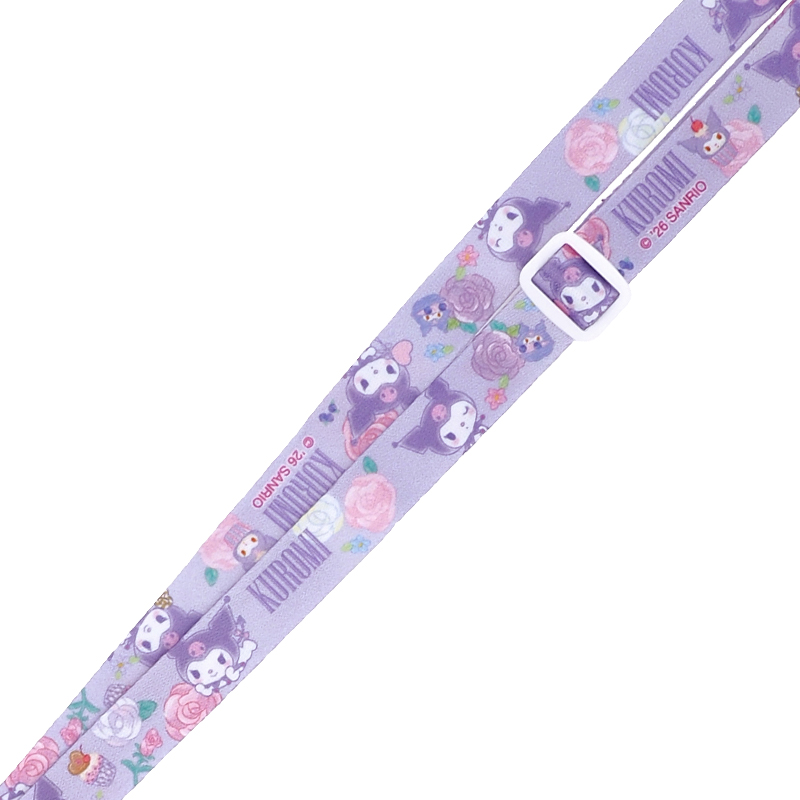 Kuromi Plastic Card Holder w/ Neck Strap 証件套連頸繩 (橫向)