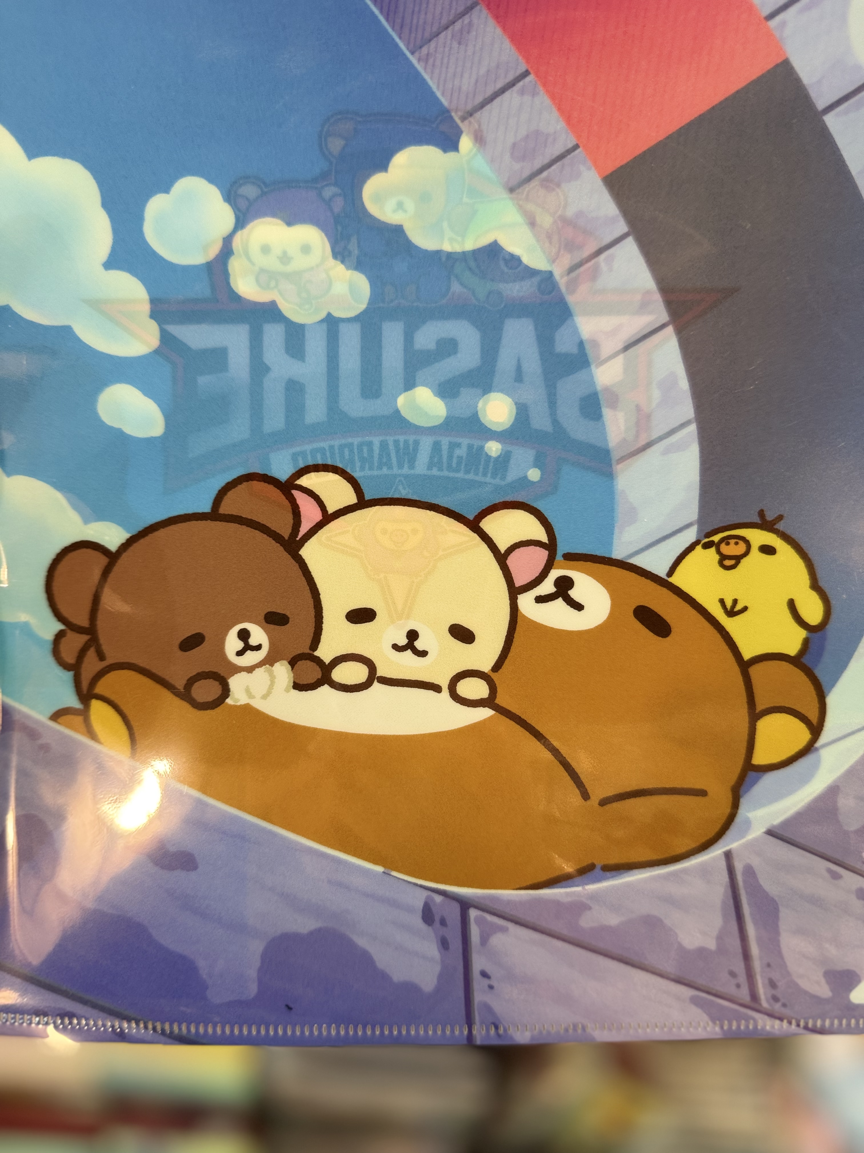 《現貨》全新 SASUKE  x rilakkuma系列A4 file