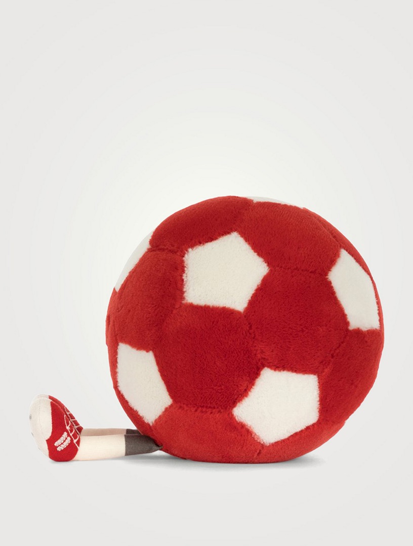 [加拿大限定] Jellycat Amuseables Football Canada - 2026 世界盃足球、正版直送/收藏首選