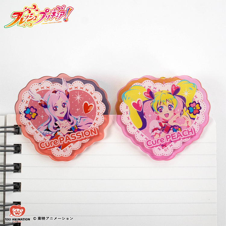 光之美少女 幸福精靈 Fresh PreCure 亞加力夾2P #P-PCG1006 [ThankYouMart] (PRE-ORDER) [2026/04]