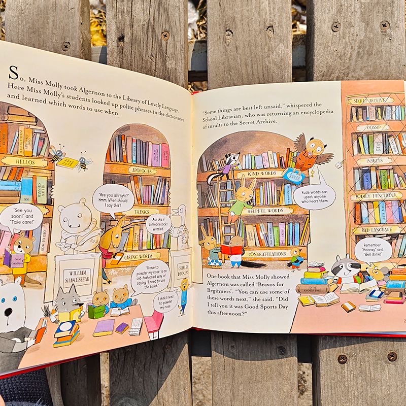 School of Manners / Making Friends：作者 Laura Cowan，插畫師 Rosie Reeve · School of Happiness / Confidence / Kindness：作者 Kimberley Kinloch 與 Zanna Davidson，插畫師 Rosie Reeve