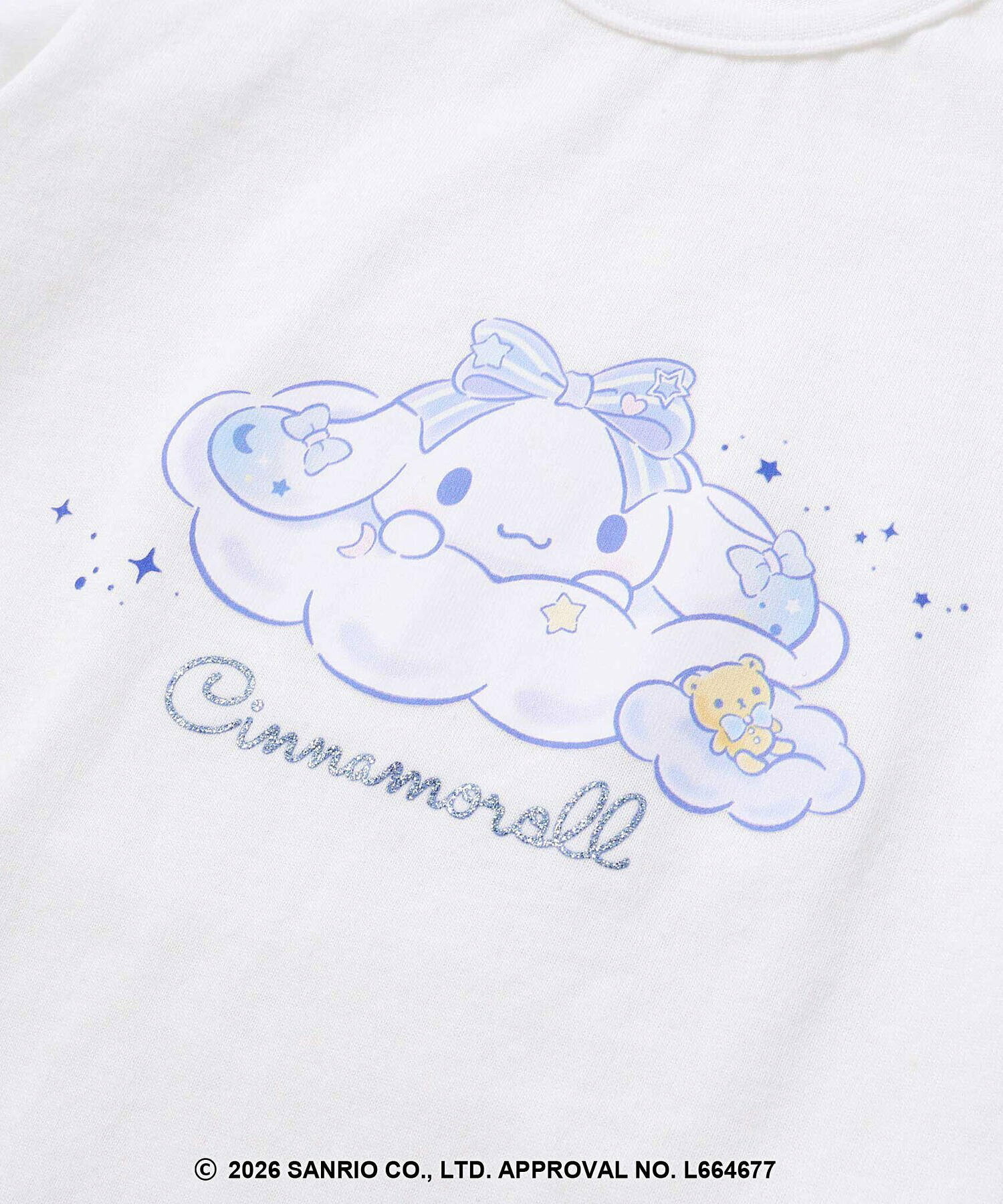 🇯🇵預訂 日本直送🇯🇵Slap Slip x Sanrio系列兩色人物刺繡格紋蕾絲吊帶背心+泡泡袖印花T恤套裝