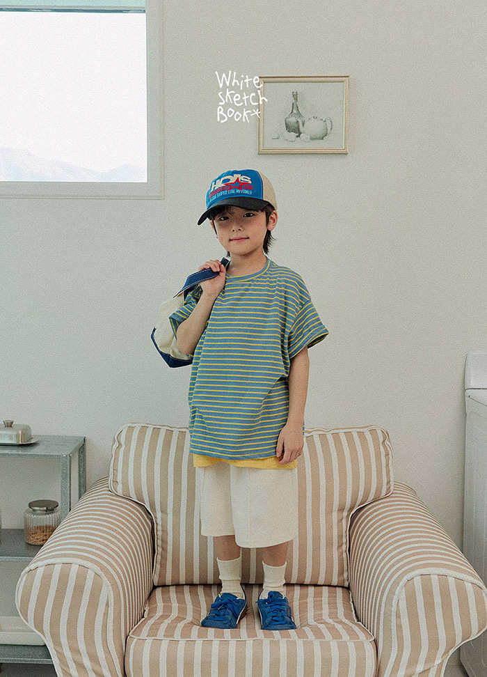 🇰🇷WhiteSketchBook tee 