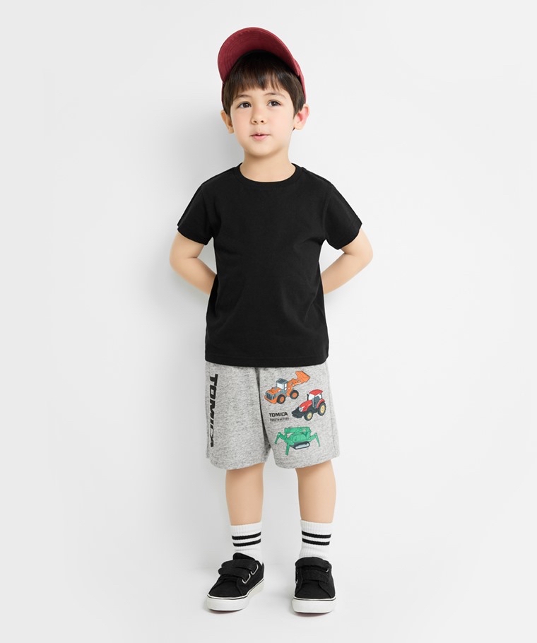 💚預訂 台灣直送💚Tomica三色車車印花竹節棉口袋短褲