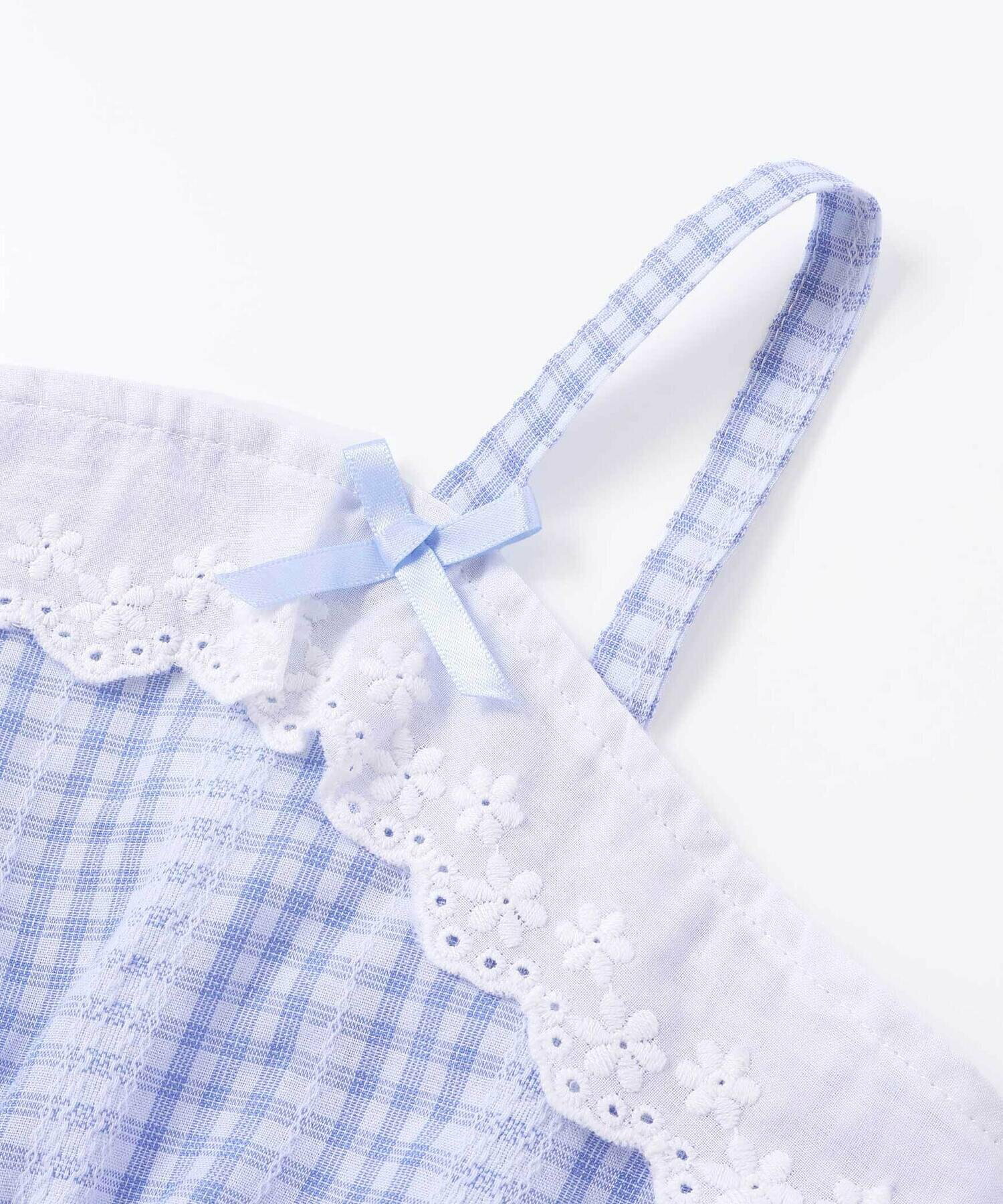 🆕【⭐訂購⭐】🇯🇵日本直送🌀#肉桂狗/ #布丁狗  泡泡袖印花TEE+格紋喇叭胸衣 兩件套🌀[ELBA-0161][260310]