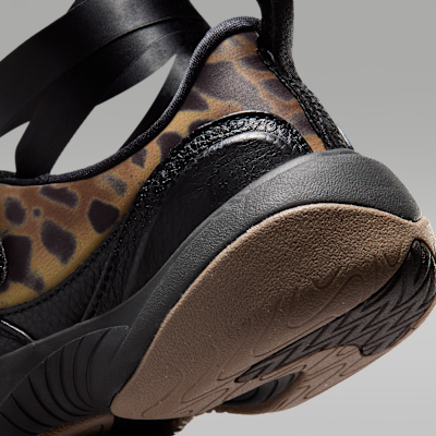 Jordan Pointe 芭蕾舞絲帶綁帶運動鞋［Leopard / Black］