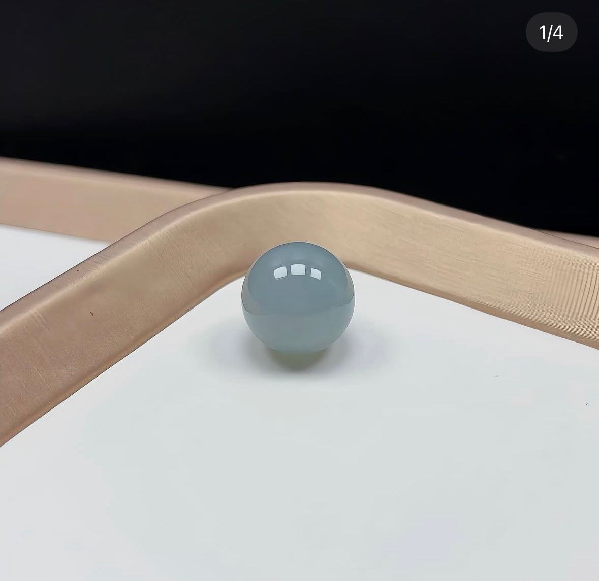 16mm 冰油青翡翠單珠