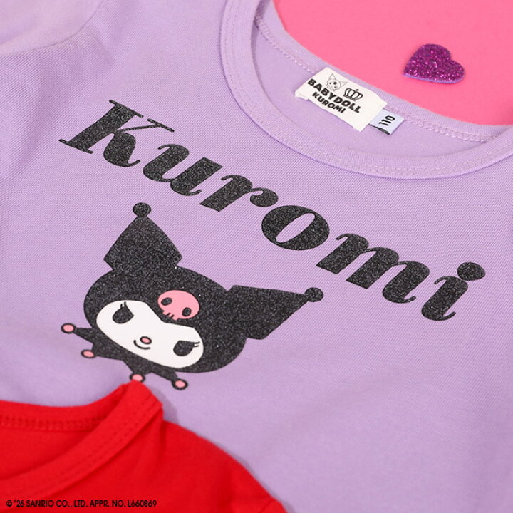 🇯🇵預訂 日本直送🇯🇵Babydoll x Sanrio系列四色人物印花花邊短版短袖T恤