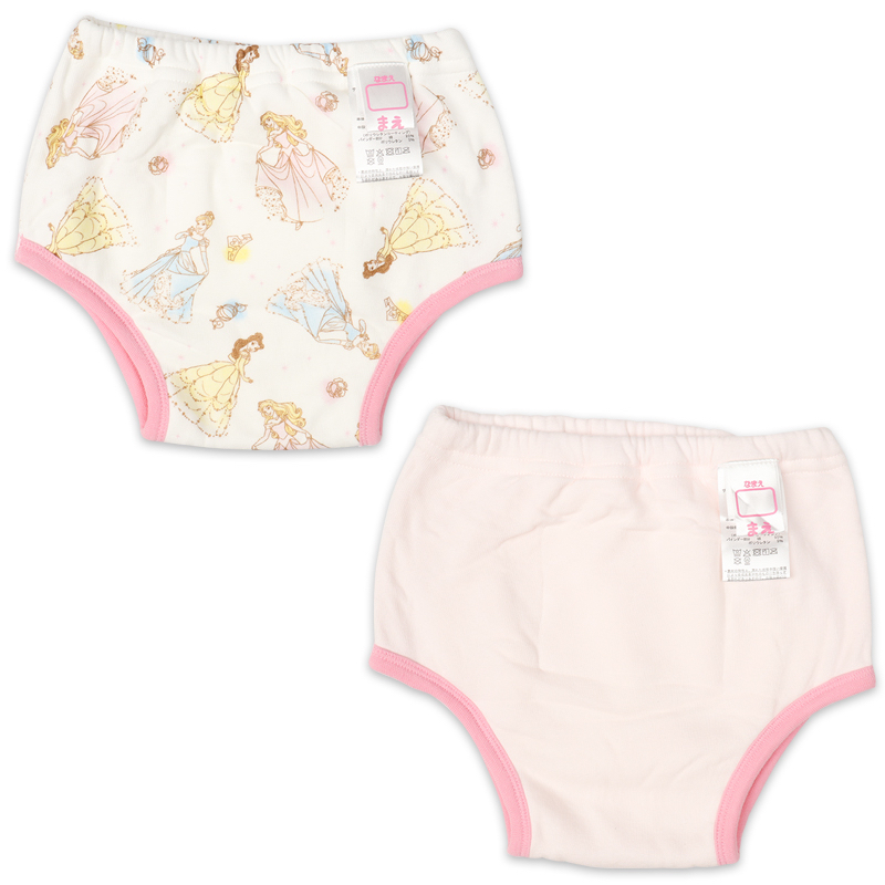 🇯🇵預訂 日本直送🇯🇵Disney公主滿印四層學習褲兩件套裝