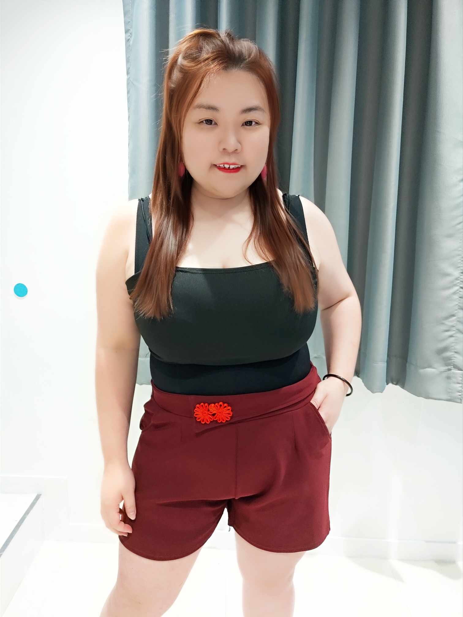 ENB02 PP403 设计款中国结短裤