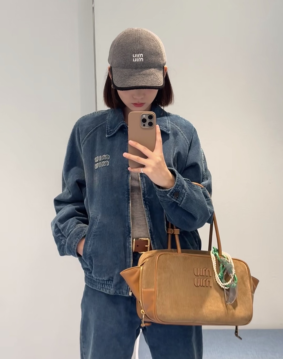 限時優惠✨訂貨🍒MIUMIU 束繩CAP  Size S 57cm M 58cm L 59cm