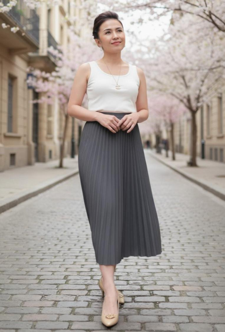 Pleated Skirt