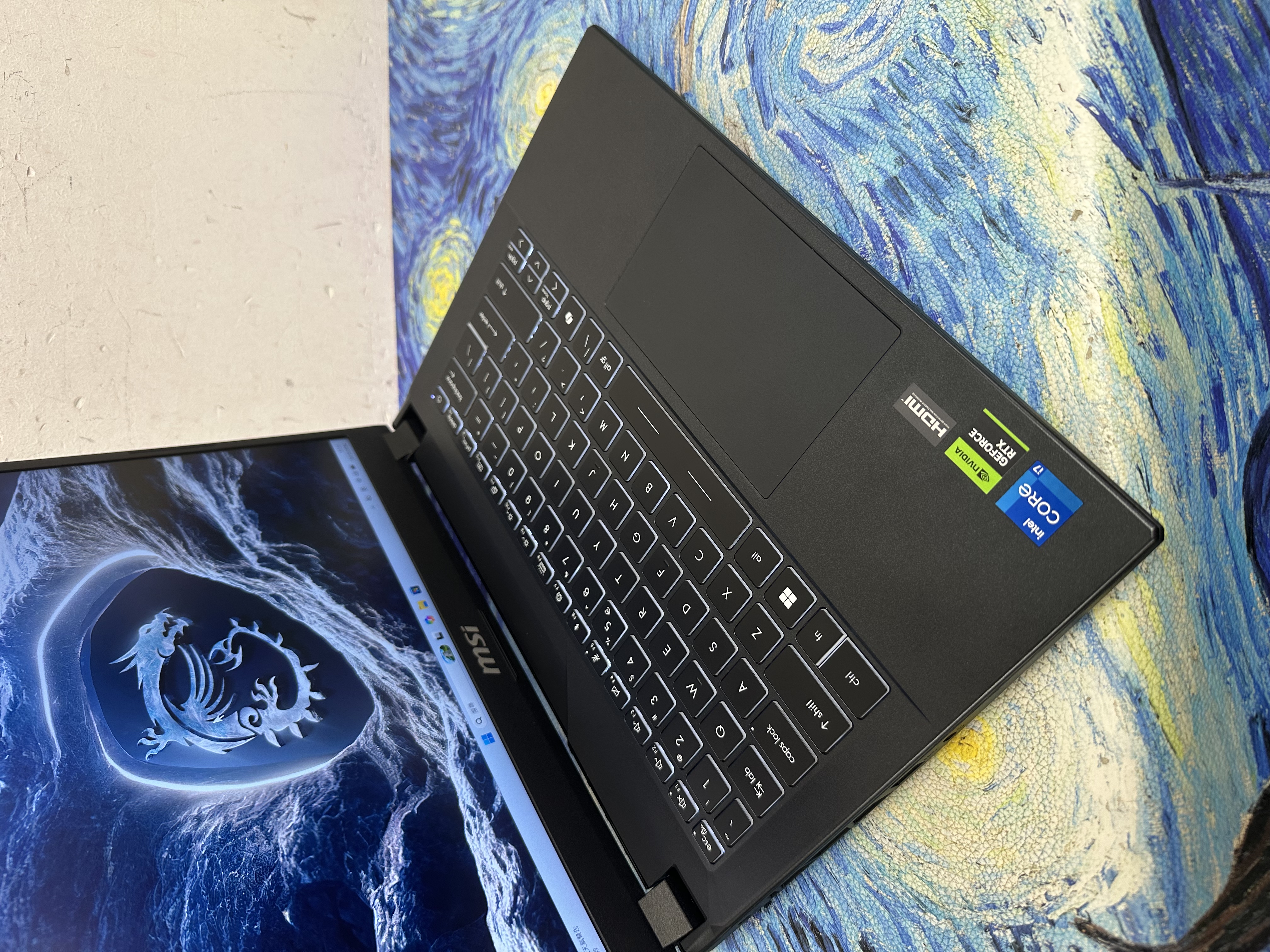 #6048 MSI  i7-13620H/16GB Ram/512GB SSD/14吋2.8K Mon/白色背光Keyboard/RTX 4050獨立顯示卡/ Gaming Laptop / Notebook / PC / Office / Work / gaming notebook / Netflix / Movie / Windows / win 11