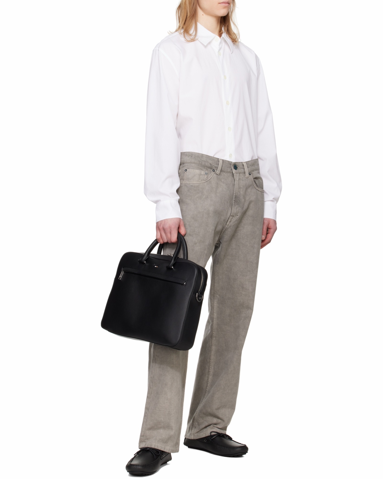 Hugo Boss 男士 徽標公文包均碼碼 