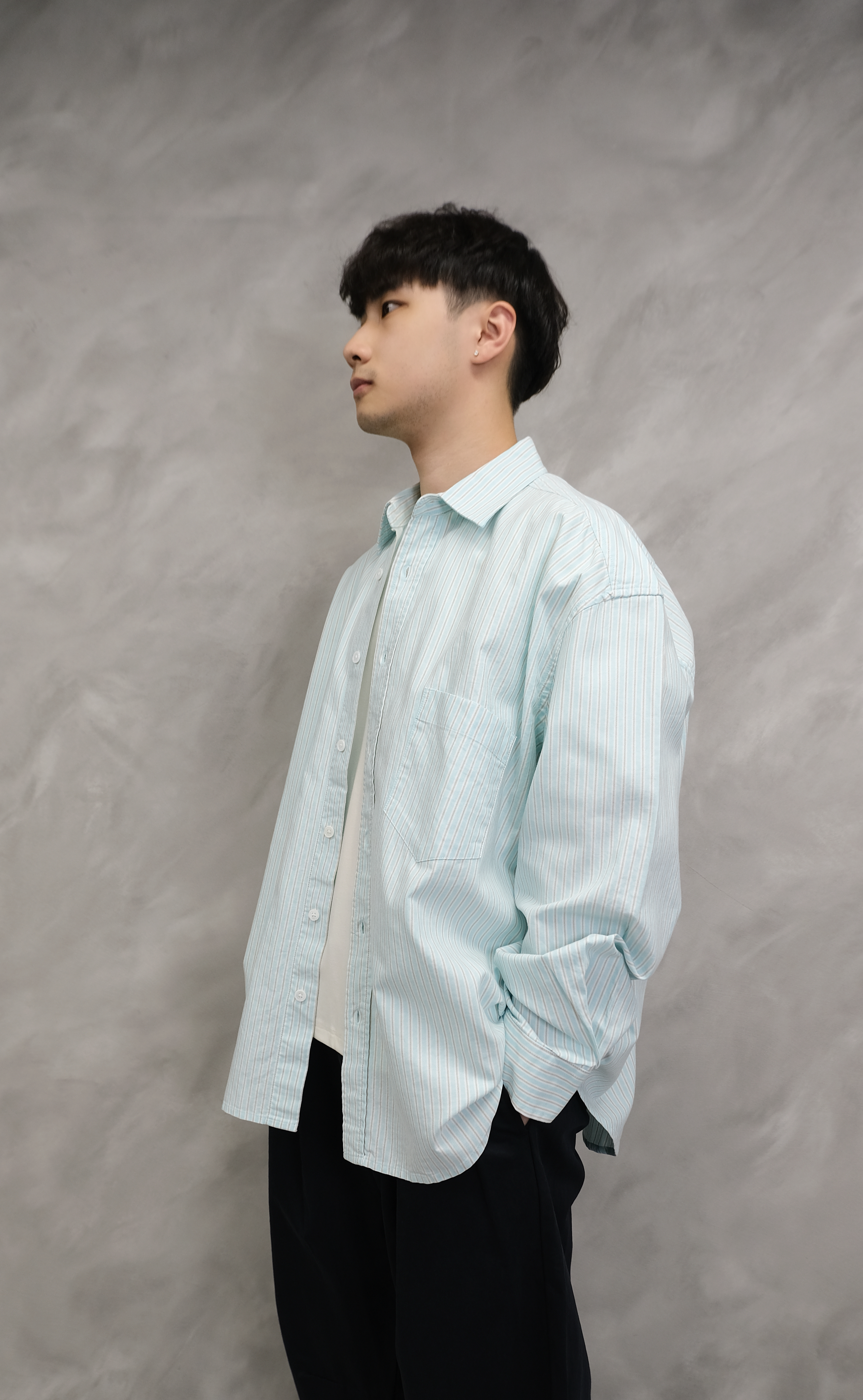 (推薦款) Striped casual shirt #sh16