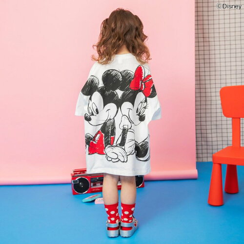 🆕【⭐訂購⭐】🇯🇵 日本直送 🌀#Mickey #Minnie oversized 大剪影 短袖TEE [2款選]🌀 [ELCA-0126][260401]