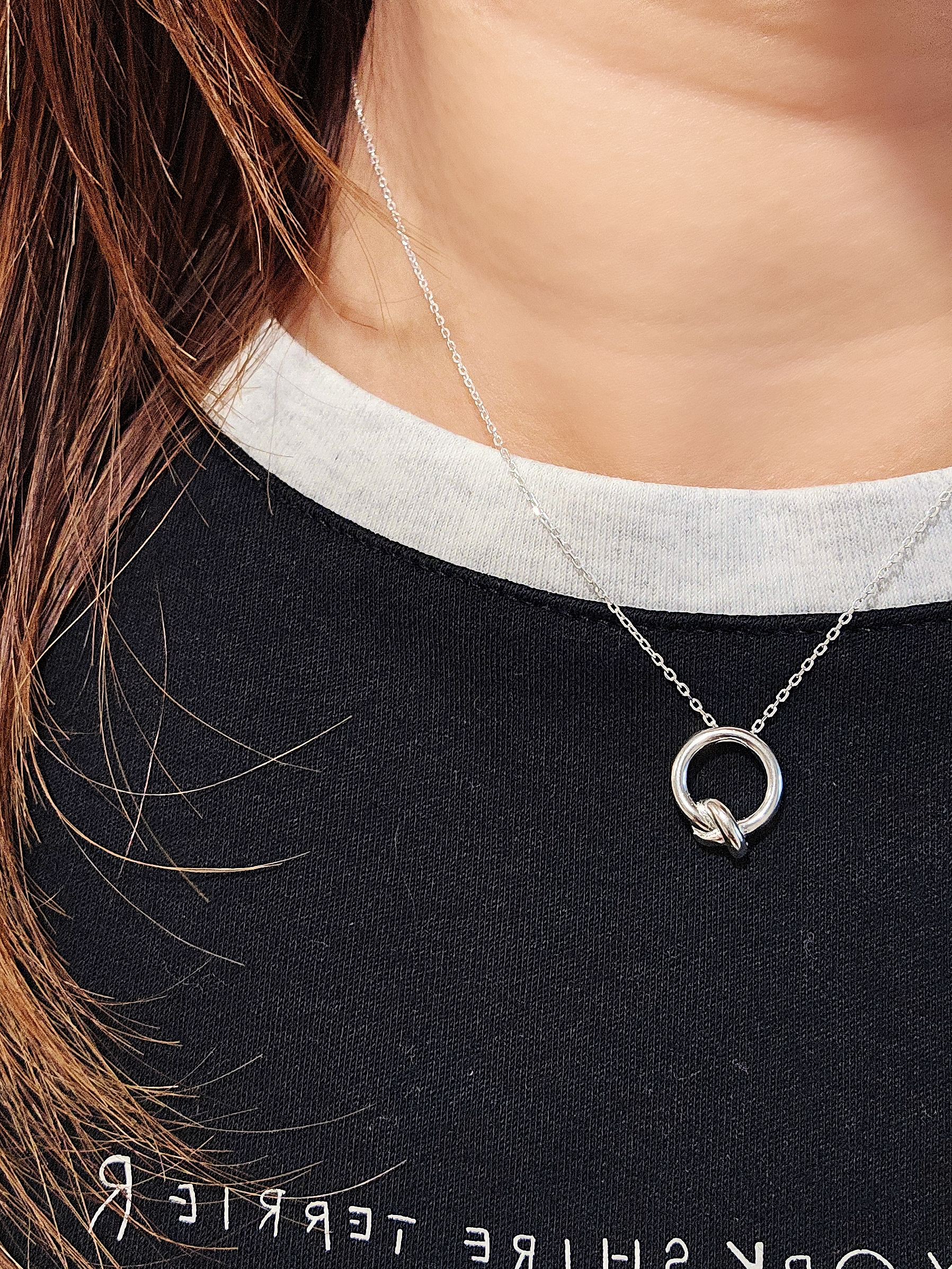 S925 - EN0110 Ring Necklace
