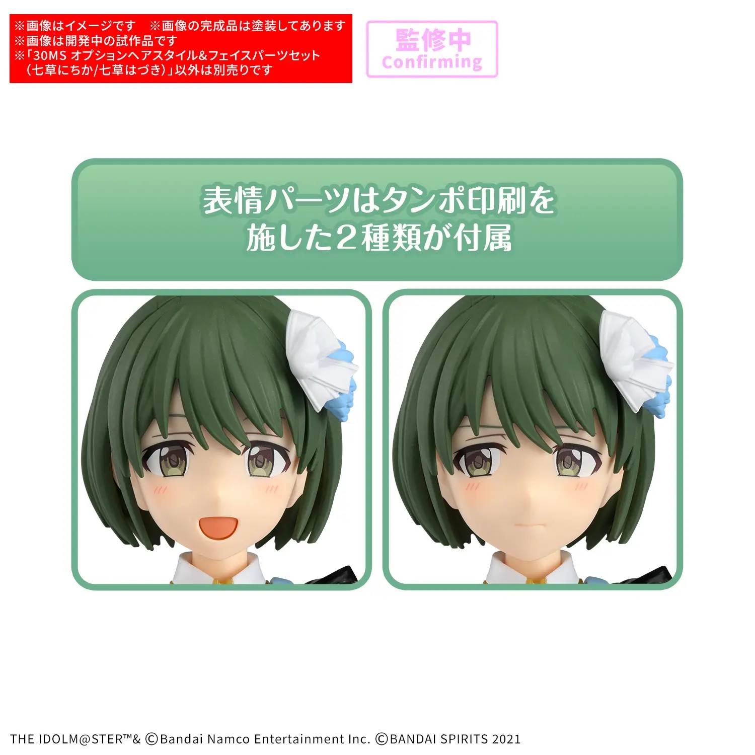 30MS Option Hair Style & Face Parts Set (Nichika Nanakusa/Hazuki Nanakusa)
