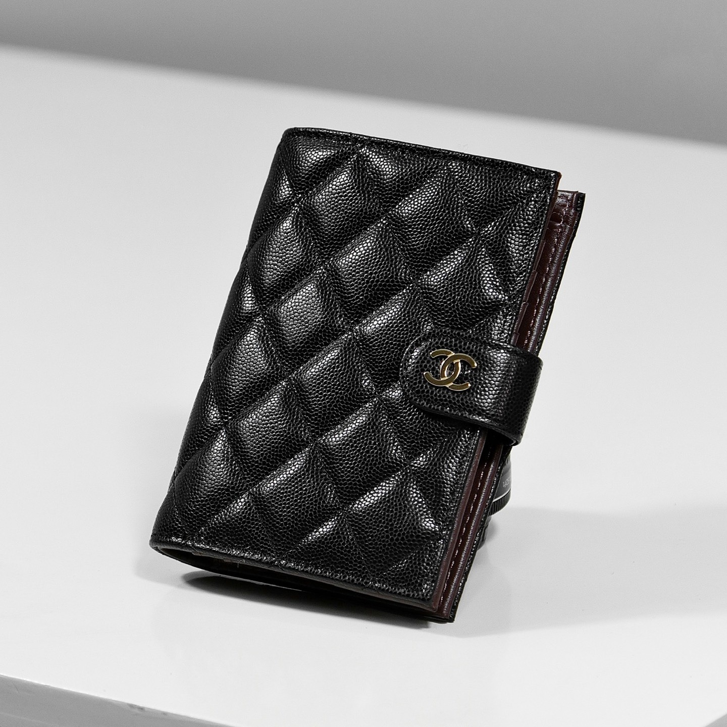 【正品級】CHANEL PASSPORT HOLDER 魚子醬牛皮護照夾銀包 連專櫃包裝
