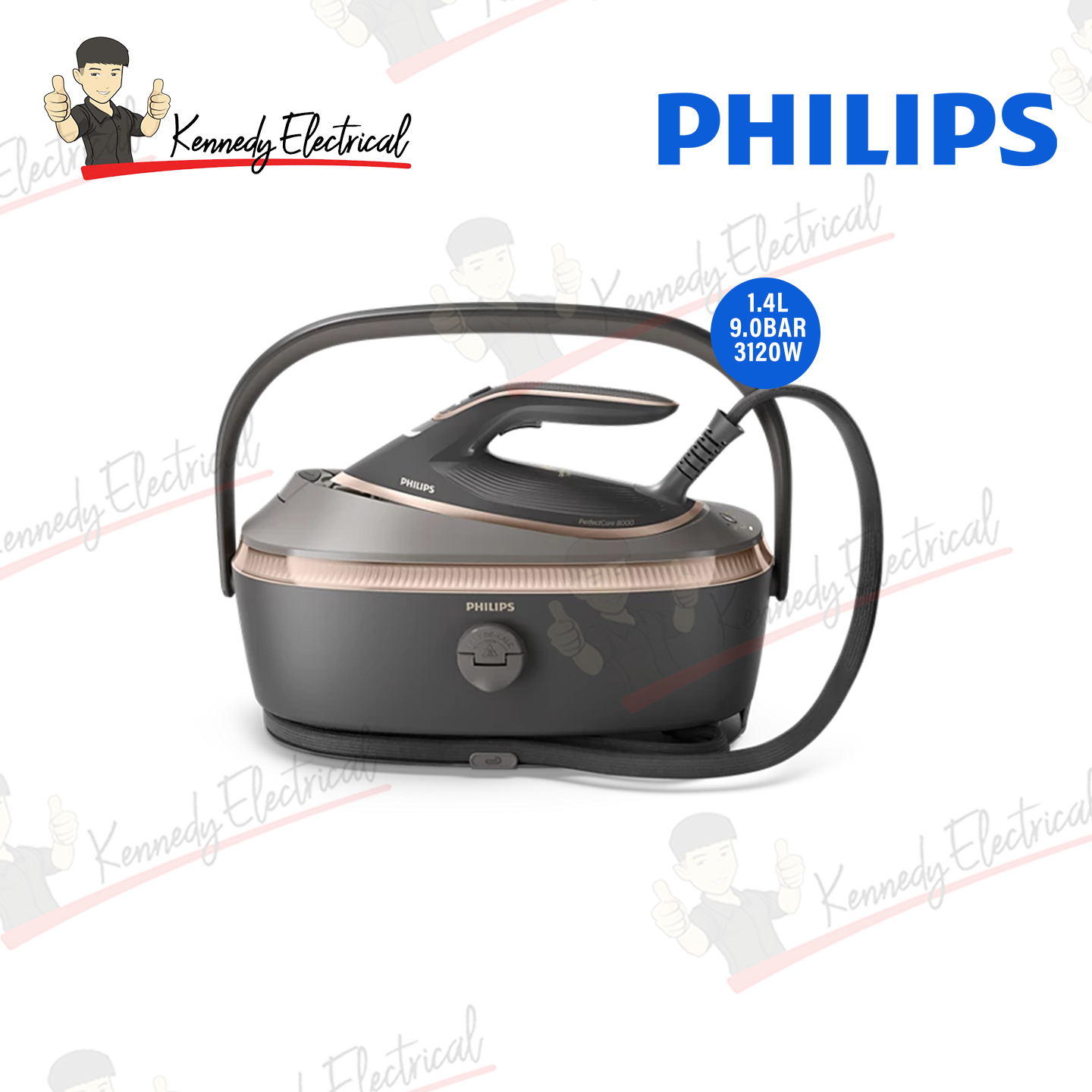 Philips PerfectCare 8000 Series Steam Generator Iron with Board (PSG8200/80)