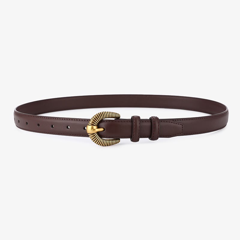 BT0201 Sculpted Vintage Buckle Belt