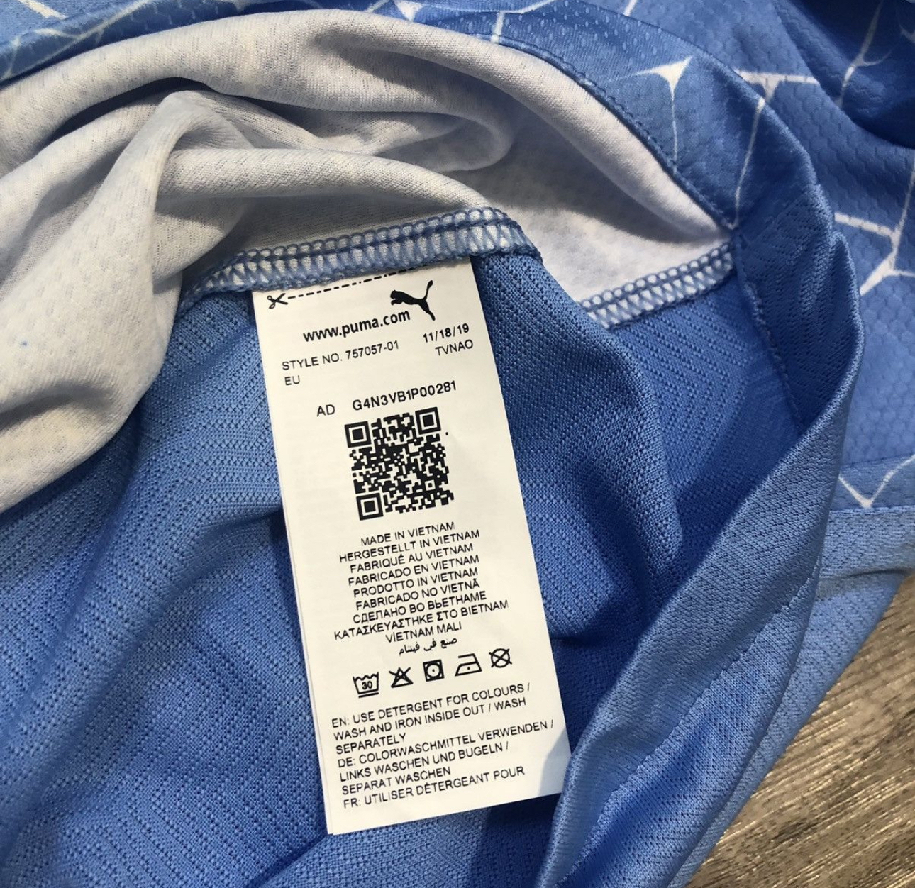 Manchester City 20/21 player issue home shirt #10 Kun Aguero (Bnwt)