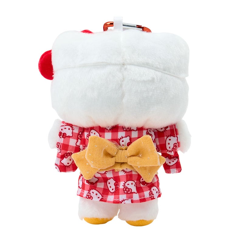 現貨｜Sanrio Hello Kitty 夏日祭典系列 日版 吊飾 毛公仔 連心形扣 (04182-3)