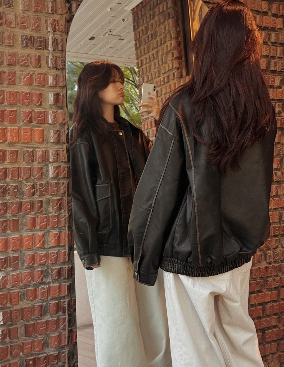 Slowand Garment Leather Jacket 