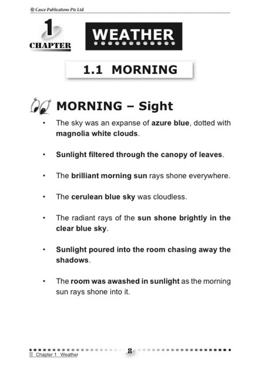 Phrases for Sensational Writing 3