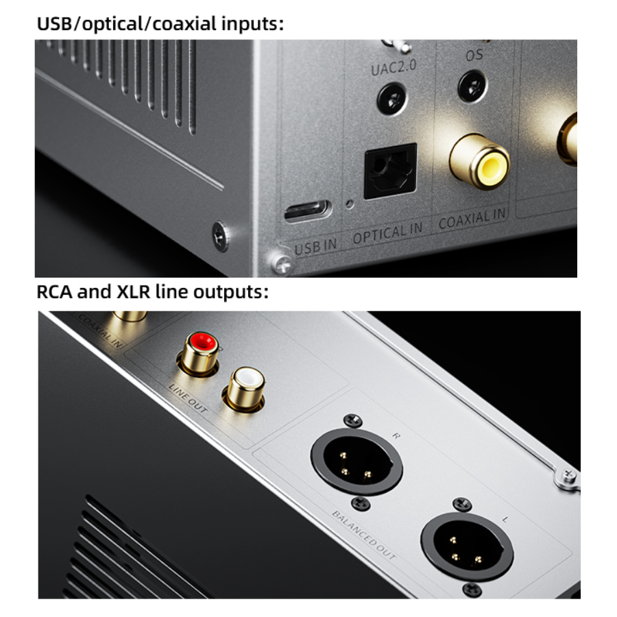 FiiO Warmer R2R Desktop R2R Tube Buffer and DAC