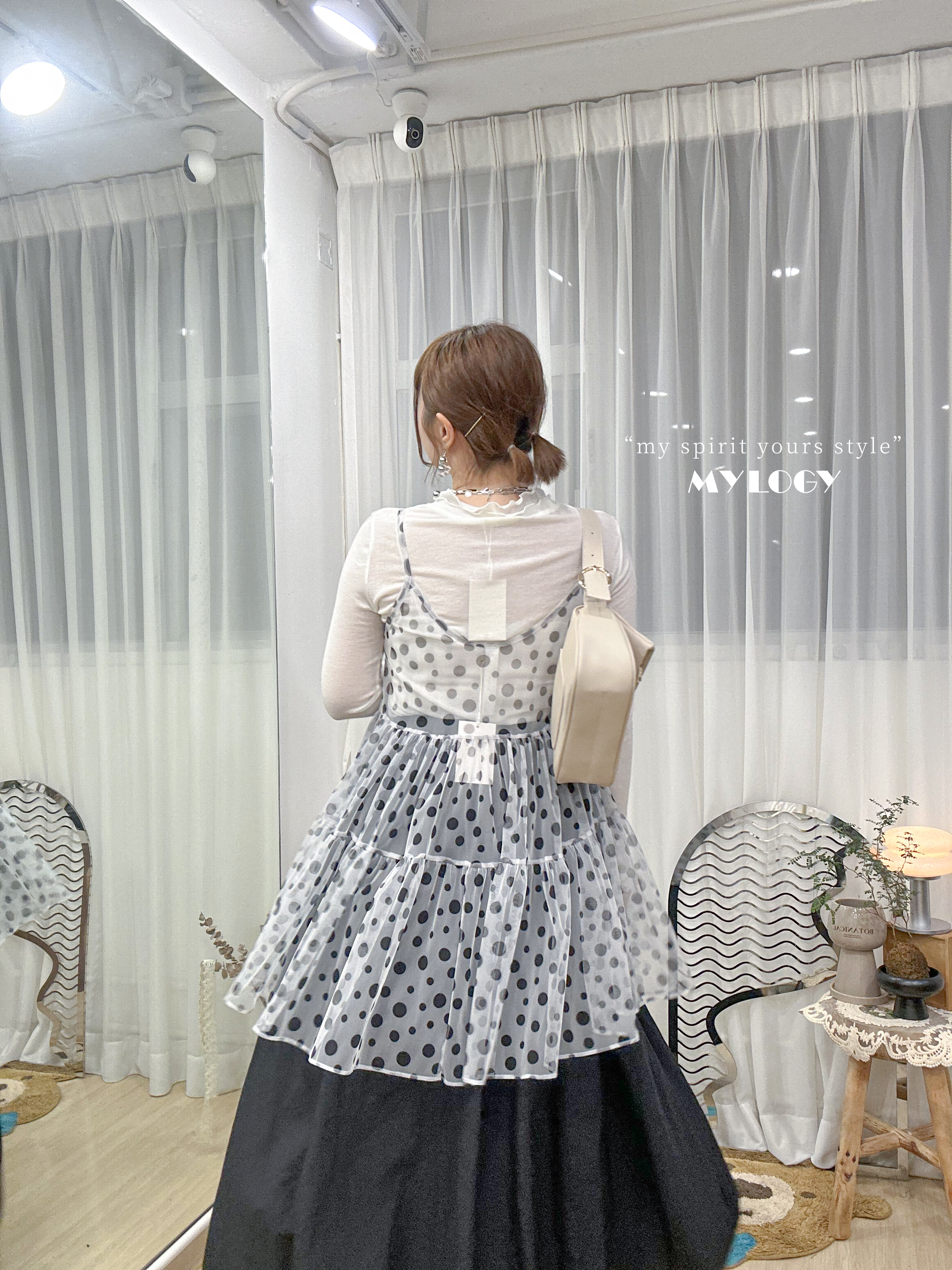 基本款和內搭～Double RUFFLE 素棉TEE NK0001