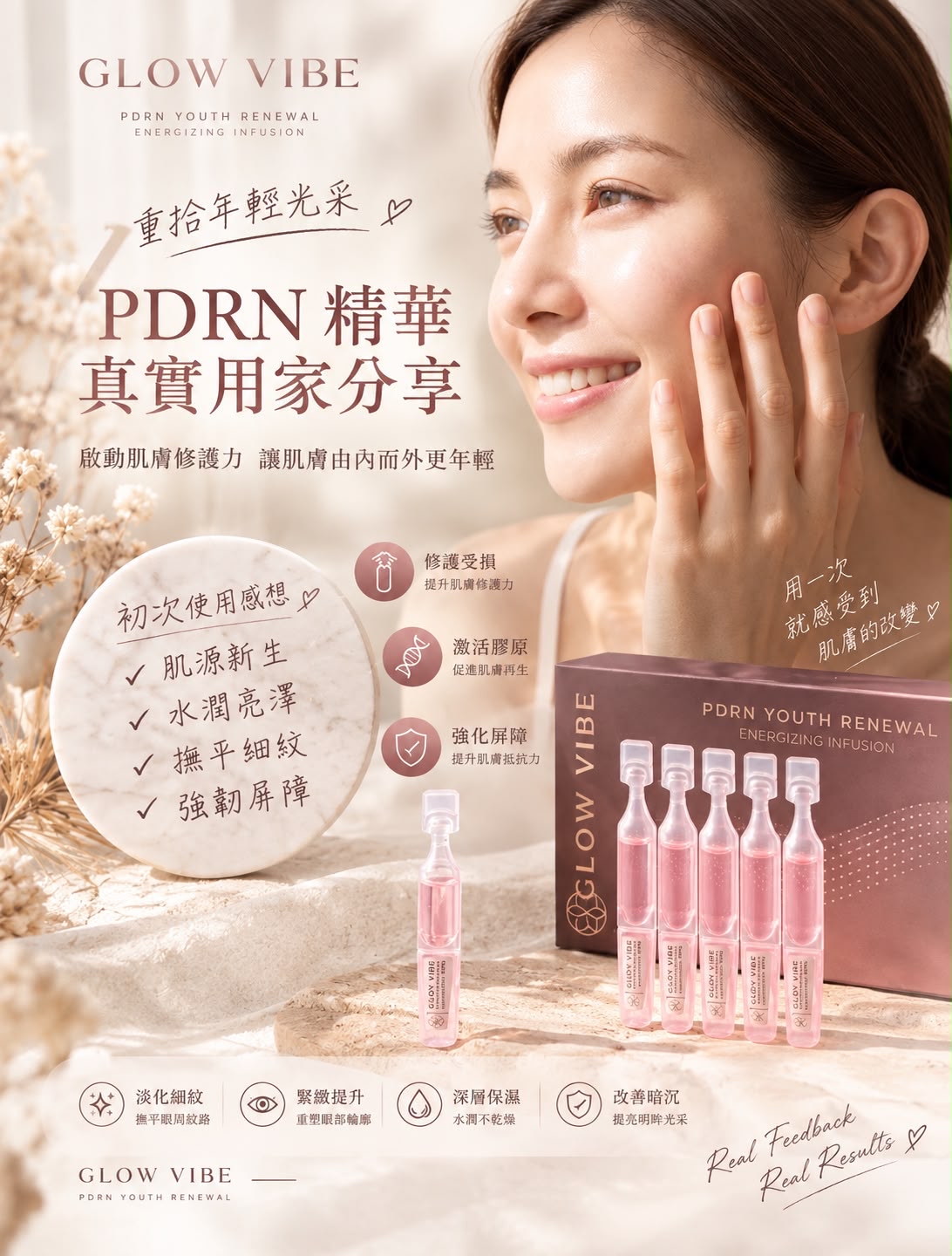 頂級細胞級奢華修護 GLOW VIBE ——PDRN 肌源新生精華