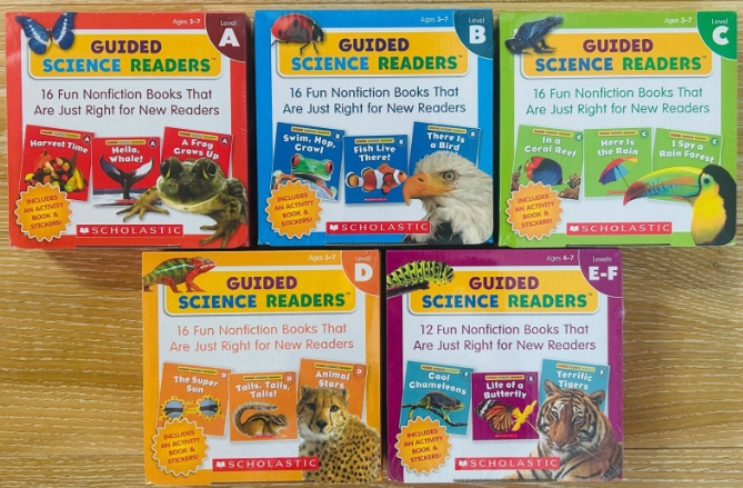 Scholastic Guided Science Readers ABCDEF 學樂小讀者 科學指導｜5 boxes｜點讀版