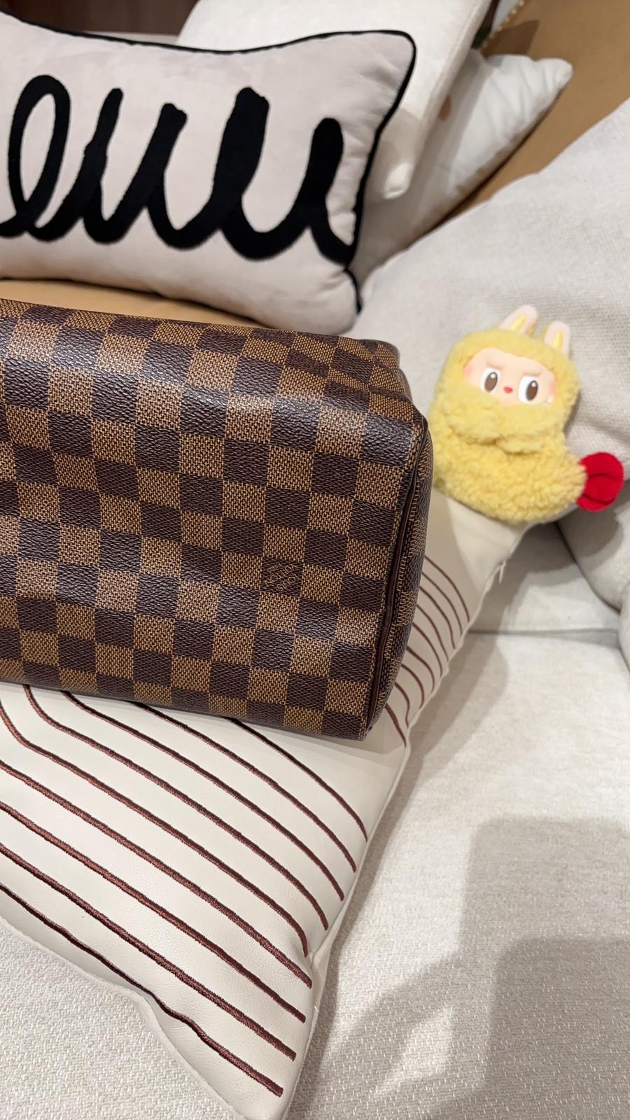 LV Speedy 25 Damier 100%Authentic, 98%New ✅Dust bag
